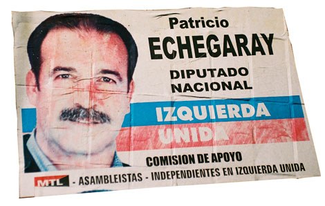 Poster electoral - Fotografía: Kepa Etchandy