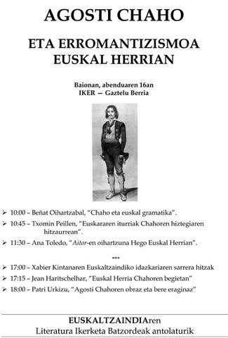 Agosti Chaho eta Erromantizismoa Euskal Herrian