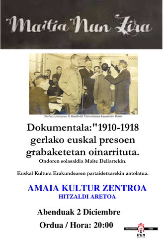 "Maitia nun zira ?" dokumentala