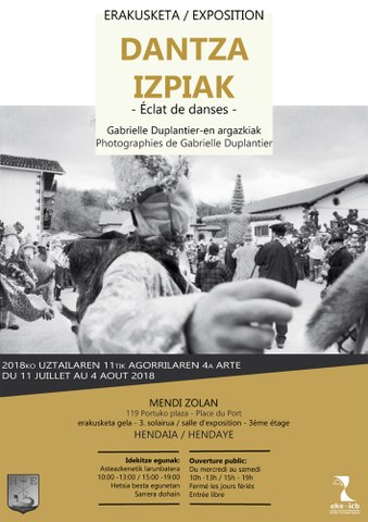 "Dantza izpiak" erakusketa