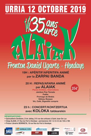 Alaiak taldeak 35 urte