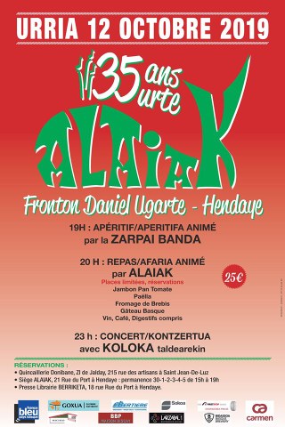 Alaiak taldeak 35 urte