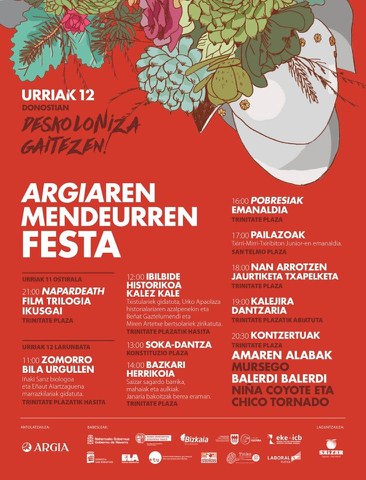Argiaren mendeurren festa