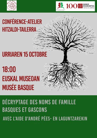 Euskal eta gaskoi izenen dekodatzeko hitzaldi-tailerra Euskal eta gaskoi izenen dekodatzeko hitzaldi-tailerra