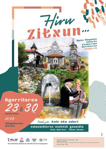 "Hiru zitxun" ikusgarria "Hiru zitxun" ikusgarria