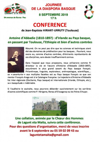 Jean-Baptiste Hiriart-Urruty "Antoine d'Abbadie" Jean-Baptiste Hiriart-Urruty "Antoine d'Abbadie"