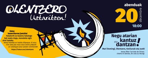 Olentzero Uztaritzen