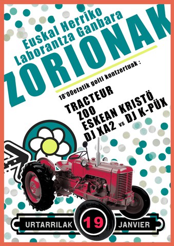 Tracteur + Zoo + Eskean Kristö + DJ Xa2 vs DJ K-Püx