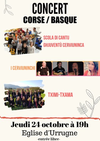Tximi-Txama + Scola Di Cantu Ghjubentù Cerviuninca + I Cerviuninchi