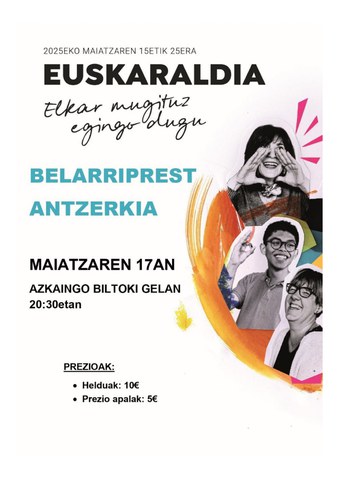 Amaia Bono "Belarriprest. Nire lehenengo sortzelan euskaraz"