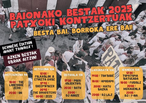 Baionako Bestak Patxokian