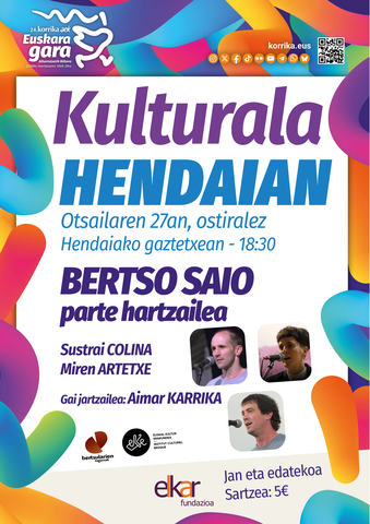 Bertso saio parte hartzailea