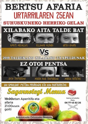 Bertsu afaria Suhuskunen