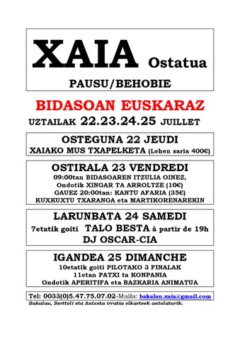 Bidasoan Euskaraz