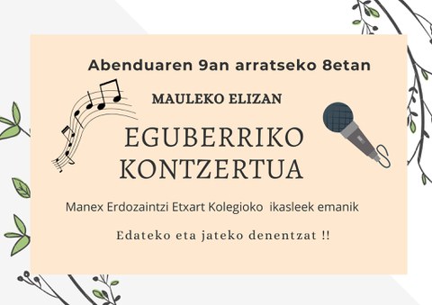 Eguberriko kontzertua Eguberriko kontzertua