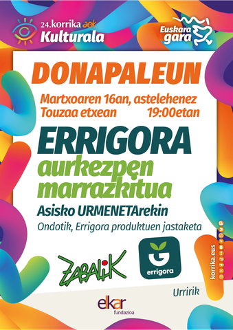 "Errigora" aurkezpen marrazkitua