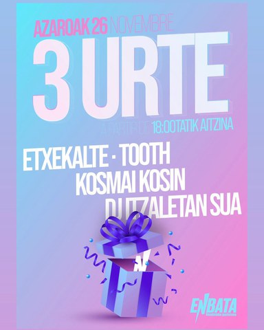 Etxekalte + Tooth + Kosmai Kosin + DJ Itzaletan Sua