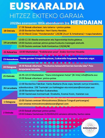 Euskaraldia Hendaian