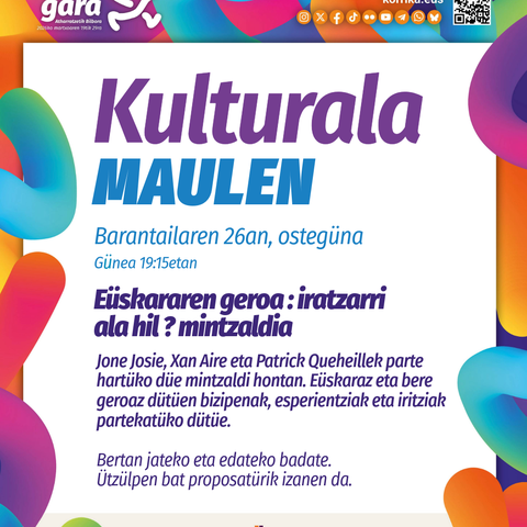 Euskararen geroa: iratzarri ala hil?