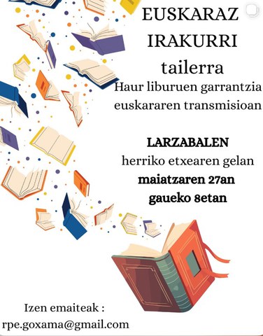Euskaraz irakurri tailerra