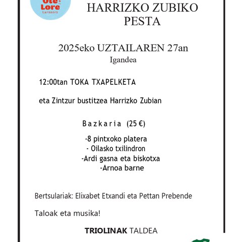 Harrizko Zubiko Pesta