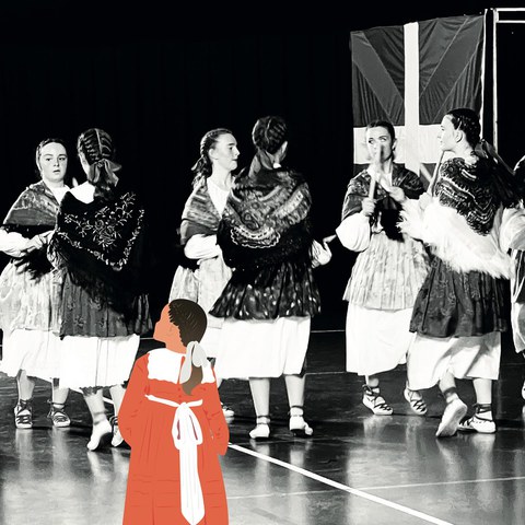 Oinak Arin taldeko dantzari ttikiak