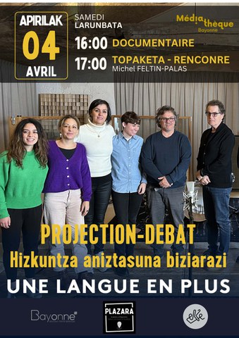 "Une langue en plus" dokumentala + topaketa