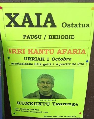 Irri kantu afaria