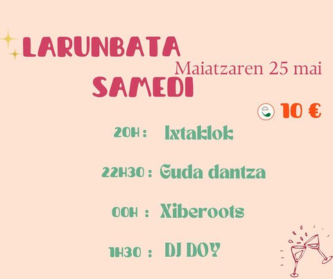 Ixtaklok + Guda Dantza + Xiberoots + DJ Doy
