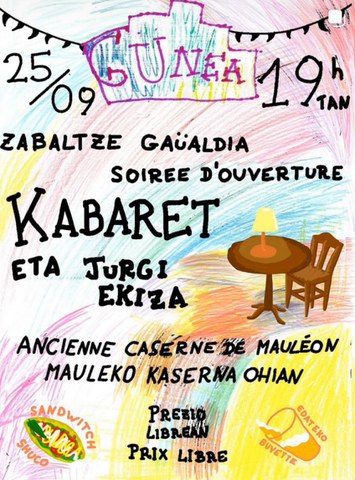 Kabaret + Jurgi Ekiza