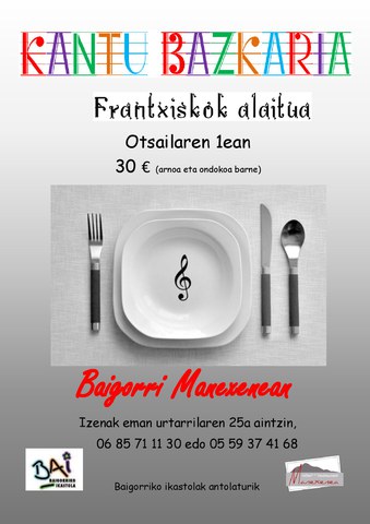 Kantu bazkaria