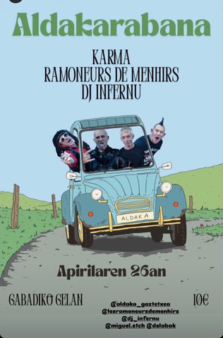 Karma + Ramoneurs de Menhirs + DJ Infernu