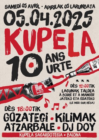 Lagunak + Atzarbale + Gozategi + Kilimak + DJ Doy