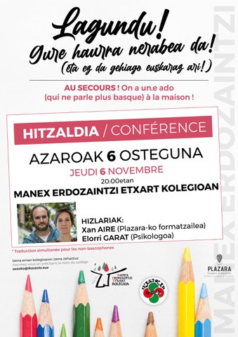 Lagundu! Gure haurra nerabea da eta ez da gehiago euskaraz ari!