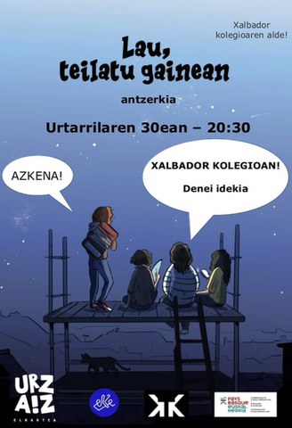 Lau, teilatu gainean