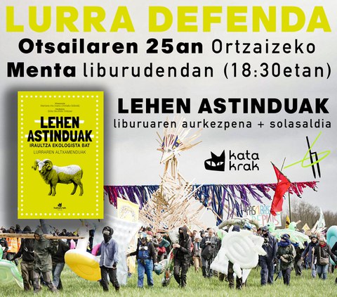 "Lehen astinduak" liburuaren aurkezpena