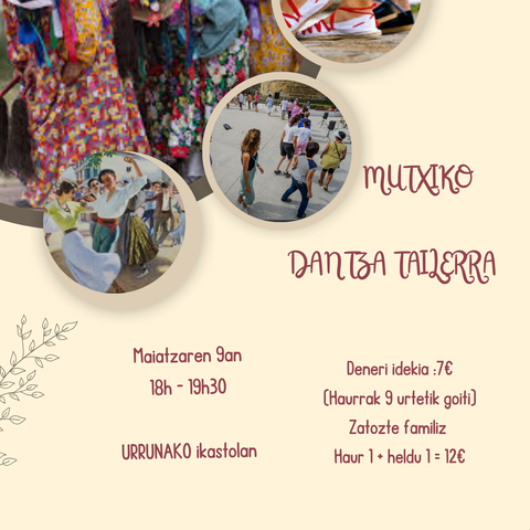 Mutxiko dantza tailerra