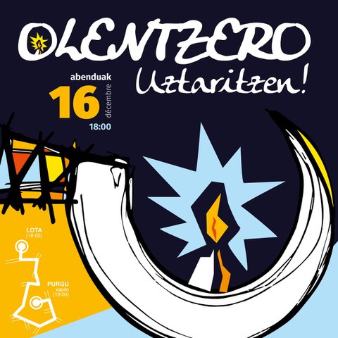 Olentzero Uztaritzen