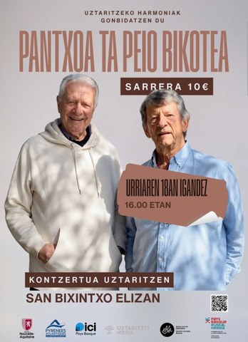 Pantxoa eta Peio + Uztaritzeko harmonia