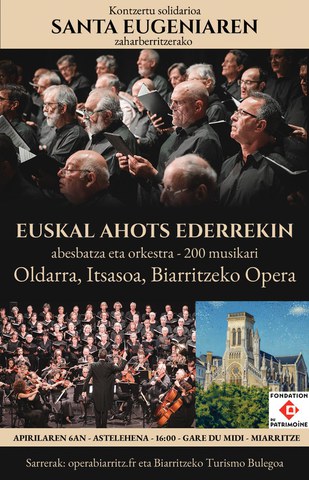 Santa Eugeniaren aldeko kontzertua
