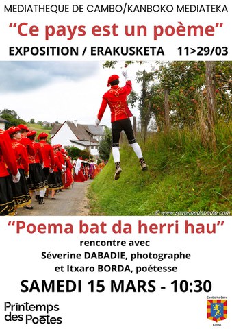 Topaketa Séverine Dabadie eta Itxaro Bordarekin