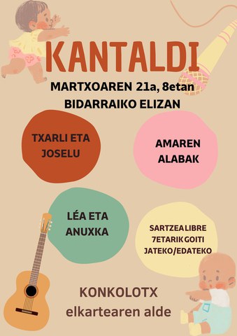 Txarli eta Joselu + Amaren Alabak + Léa & Anuxka