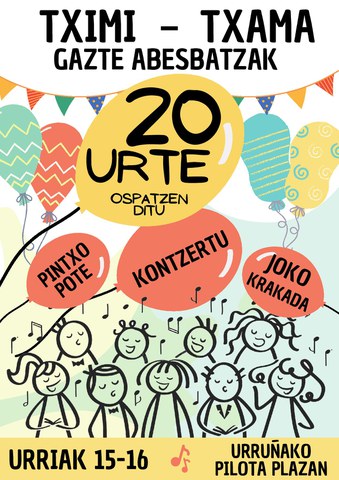 Tximi Txamak 20 urte