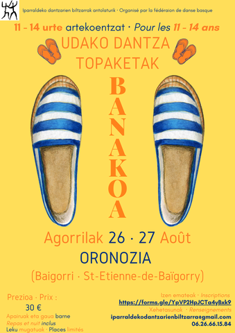 Udako dantza topaketak