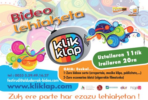 Kliklap bideo lehiaketa