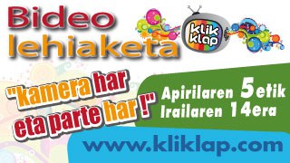 Kliklap bideo lehiaketa 2012 Kliklap bideo lehiaketa 2012