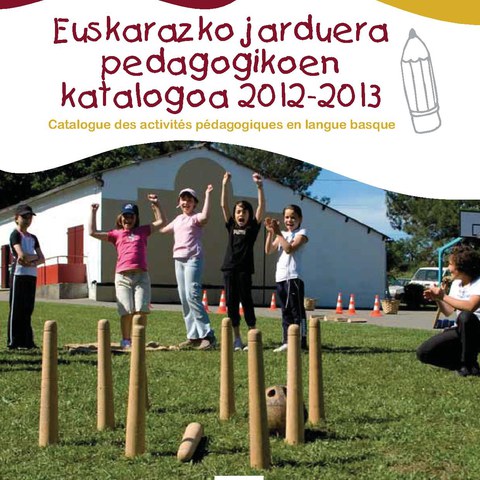Euskarazko jardueren katalogoa eskuragarri