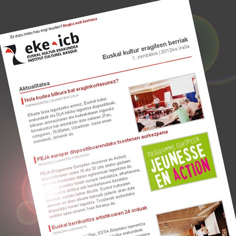 Kultur eragileei zuzendu albistegi elektroniko berria