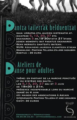 Dantza tailerrak helduentzat Azkainen