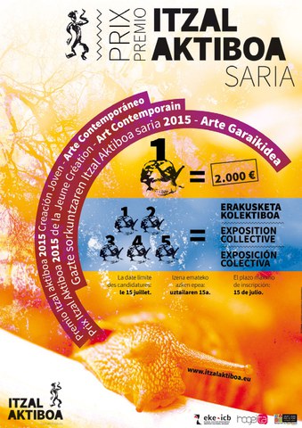 Gazte sorkuntza garaikidearen Itzal Aktiboa Saria 2015 Gazte sorkuntza garaikidearen Itzal Aktiboa Saria 2015